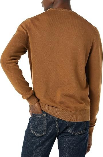 Brown Crew Neck Sweater imagen 1